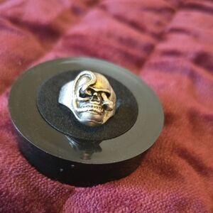 Vintage Silver Skull Ring